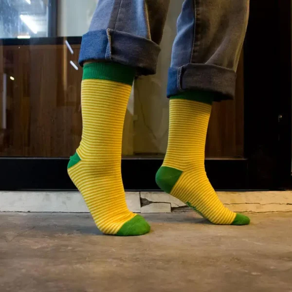 Yellow Green Stripy - Image 2