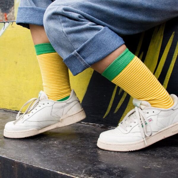 Yellow Green Stripy - Image 4