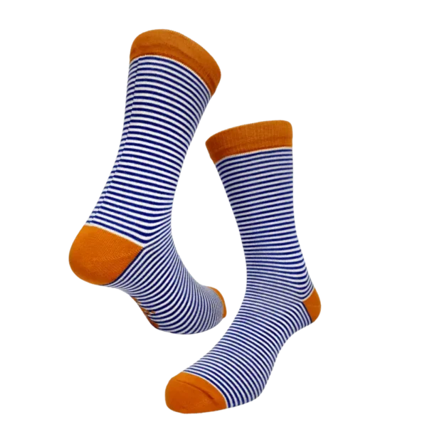 Blue Orange Stripy
